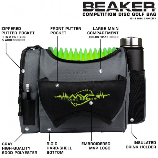 MVP Beaker<br>Gray/Lime
