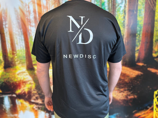 NewDisc Sport-T-Shirt schwarz