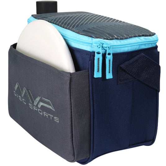 MVP Handy-Tasche Dunkelgrau/Himmelblau